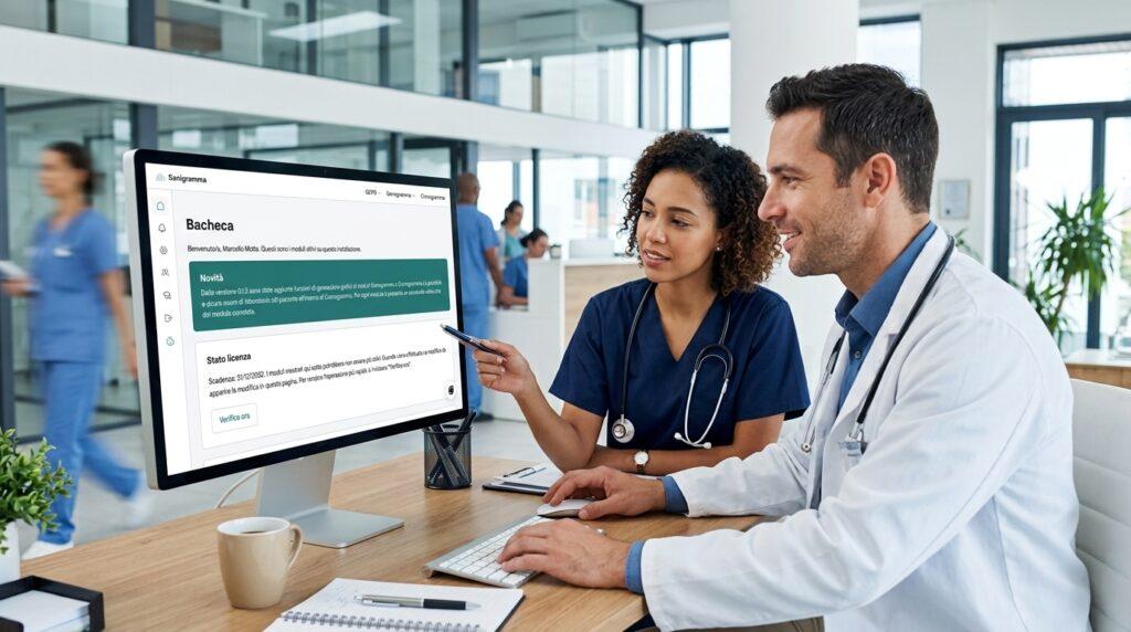 Sanigramma, piattaforma web per medici e studi medici
